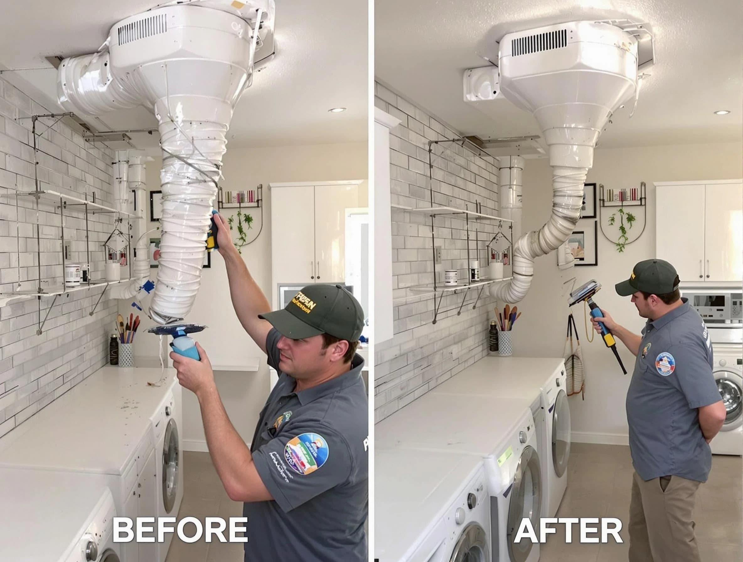 Professional dryer exhaust vent cleaning by Rancho Cucamonga Dryer Vent Cleaning in Rancho Cucamonga