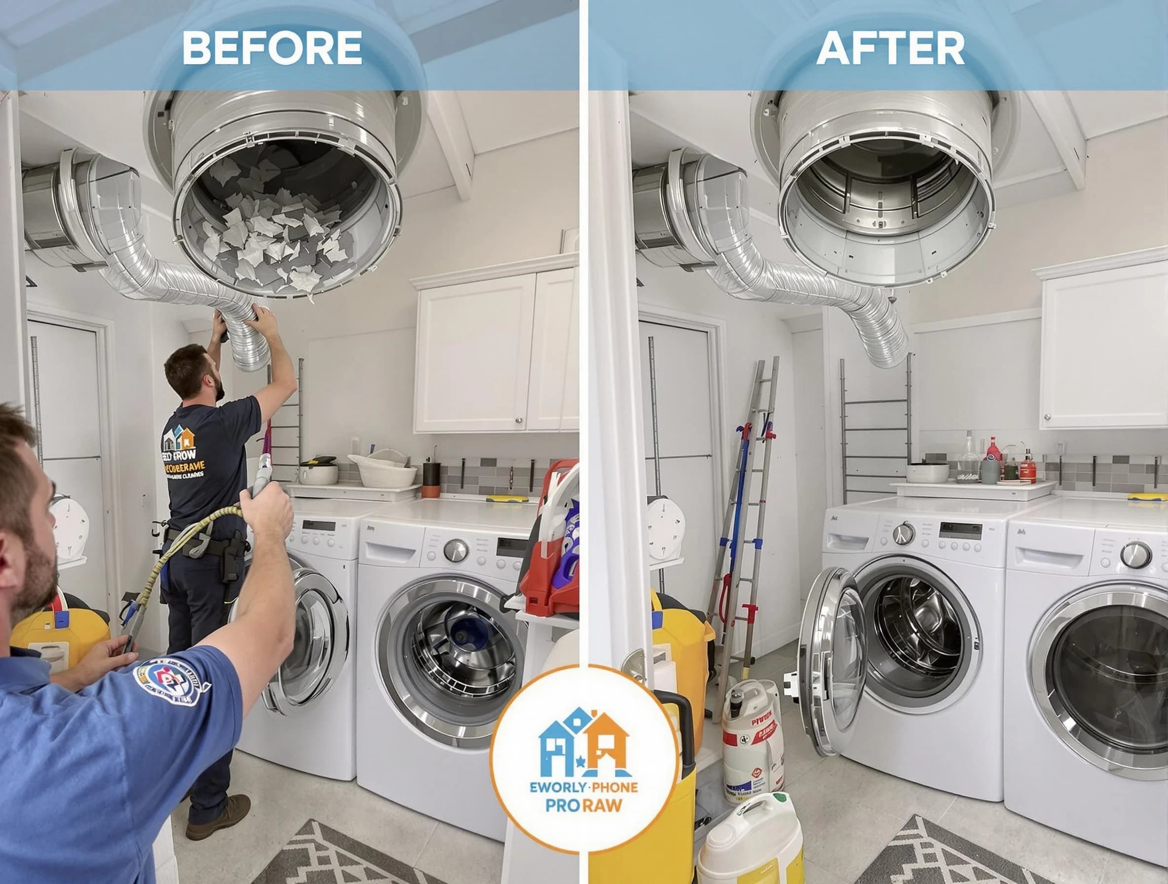 Residential dryer vent cleaning by Rancho Cucamonga Dryer Vent Cleaning in Rancho Cucamonga