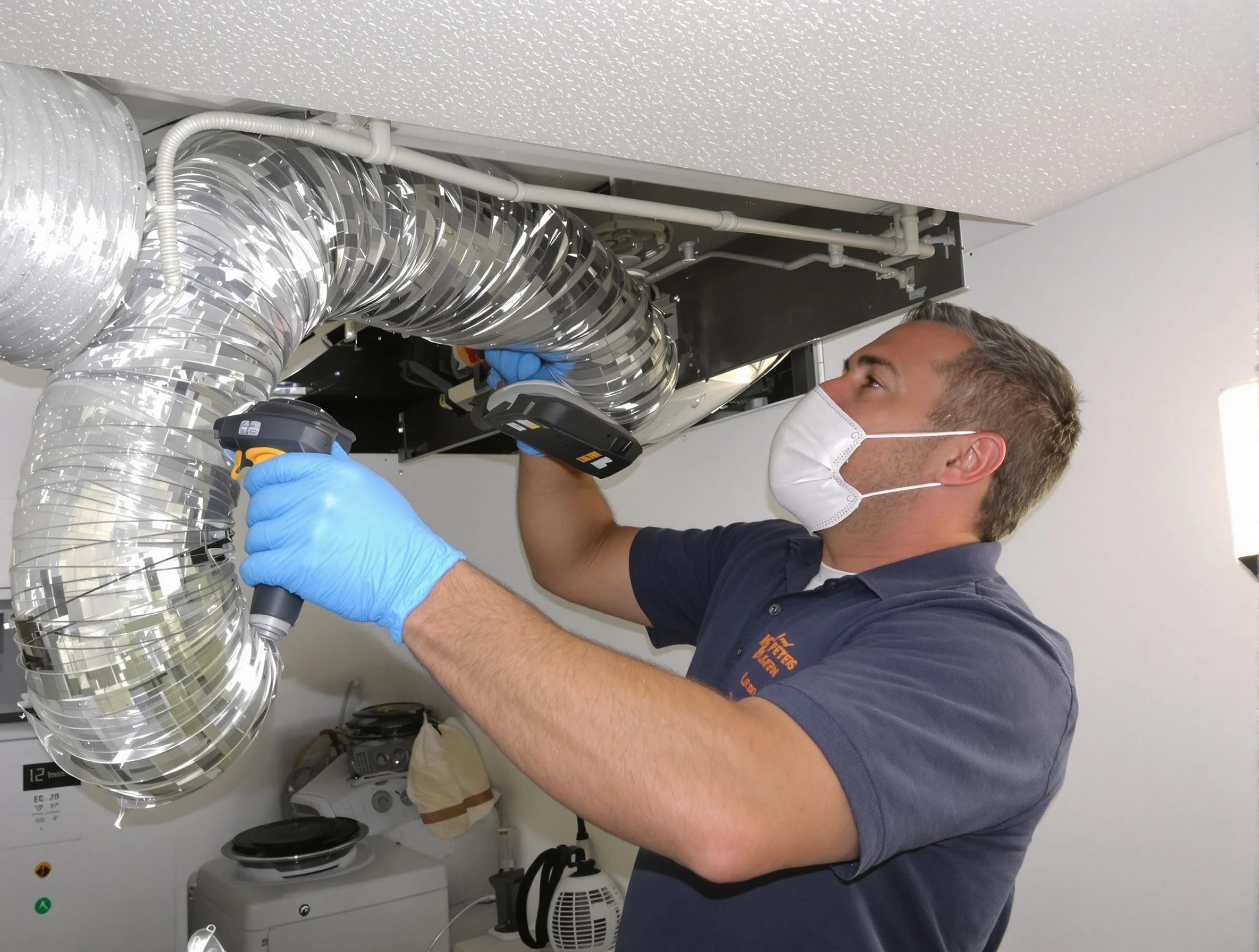 Rancho Cucamonga Dryer Vent Cleaning professional performing thorough residential dryer vent cleaning in Rancho Cucamonga