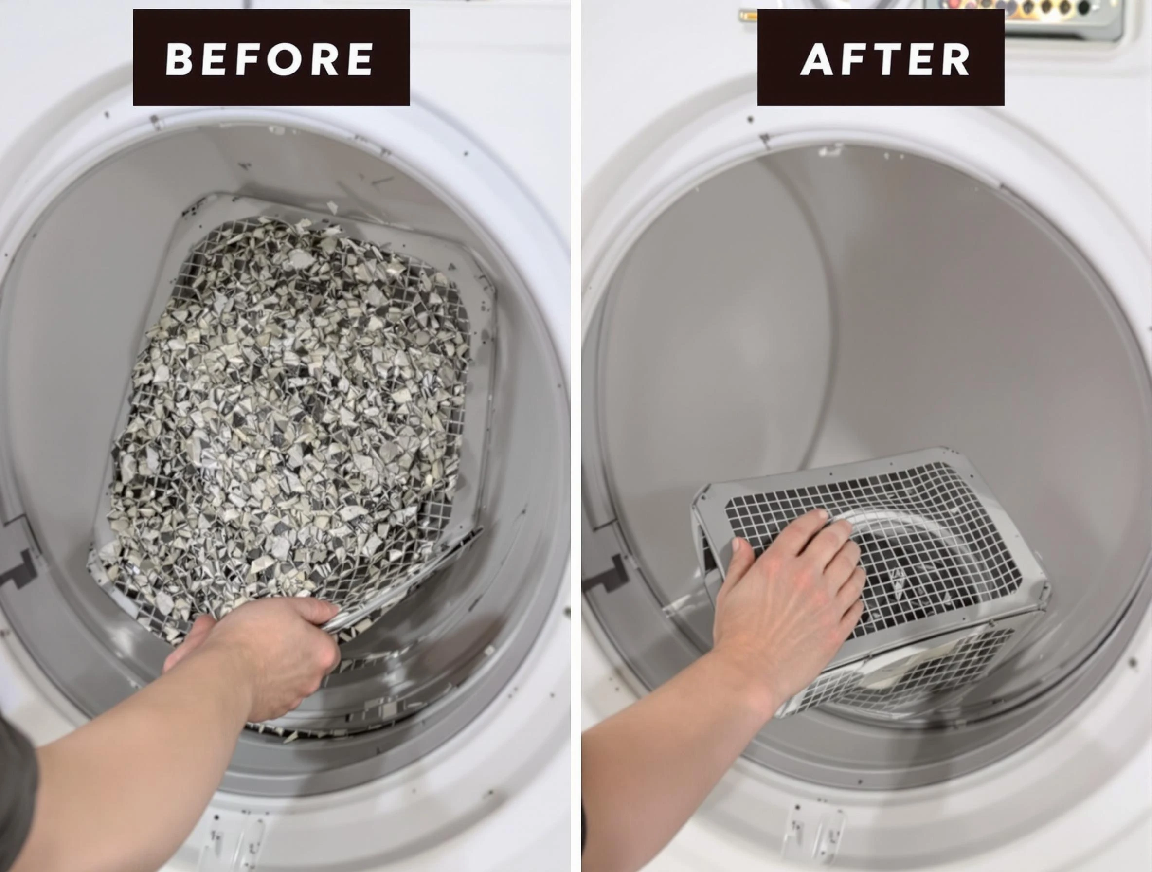 Professional lint trap cleaning by Rancho Cucamonga Dryer Vent Cleaning in Rancho Cucamonga