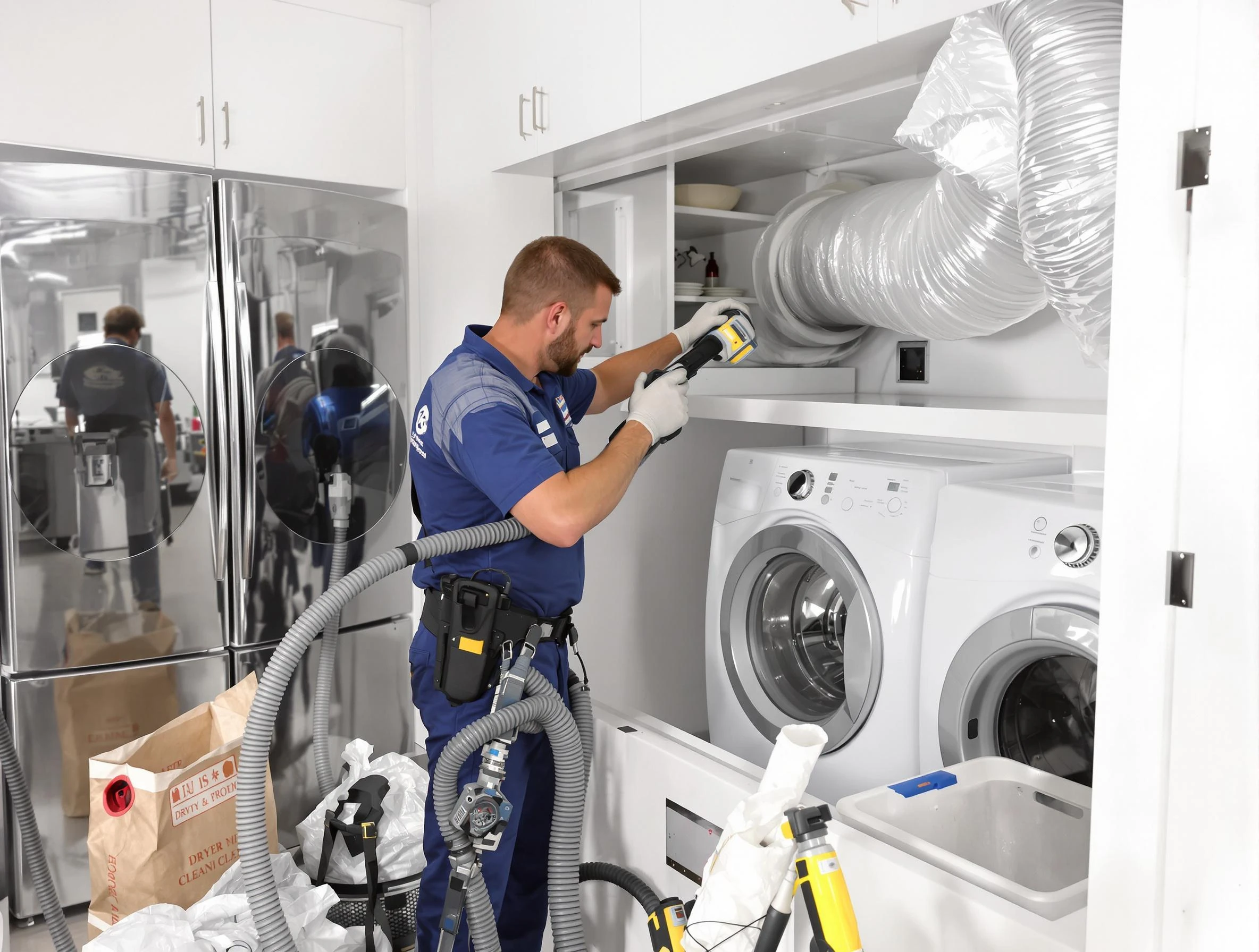 Professional duct cleaning by Rancho Cucamonga Dryer Vent Cleaning in Rancho Cucamonga