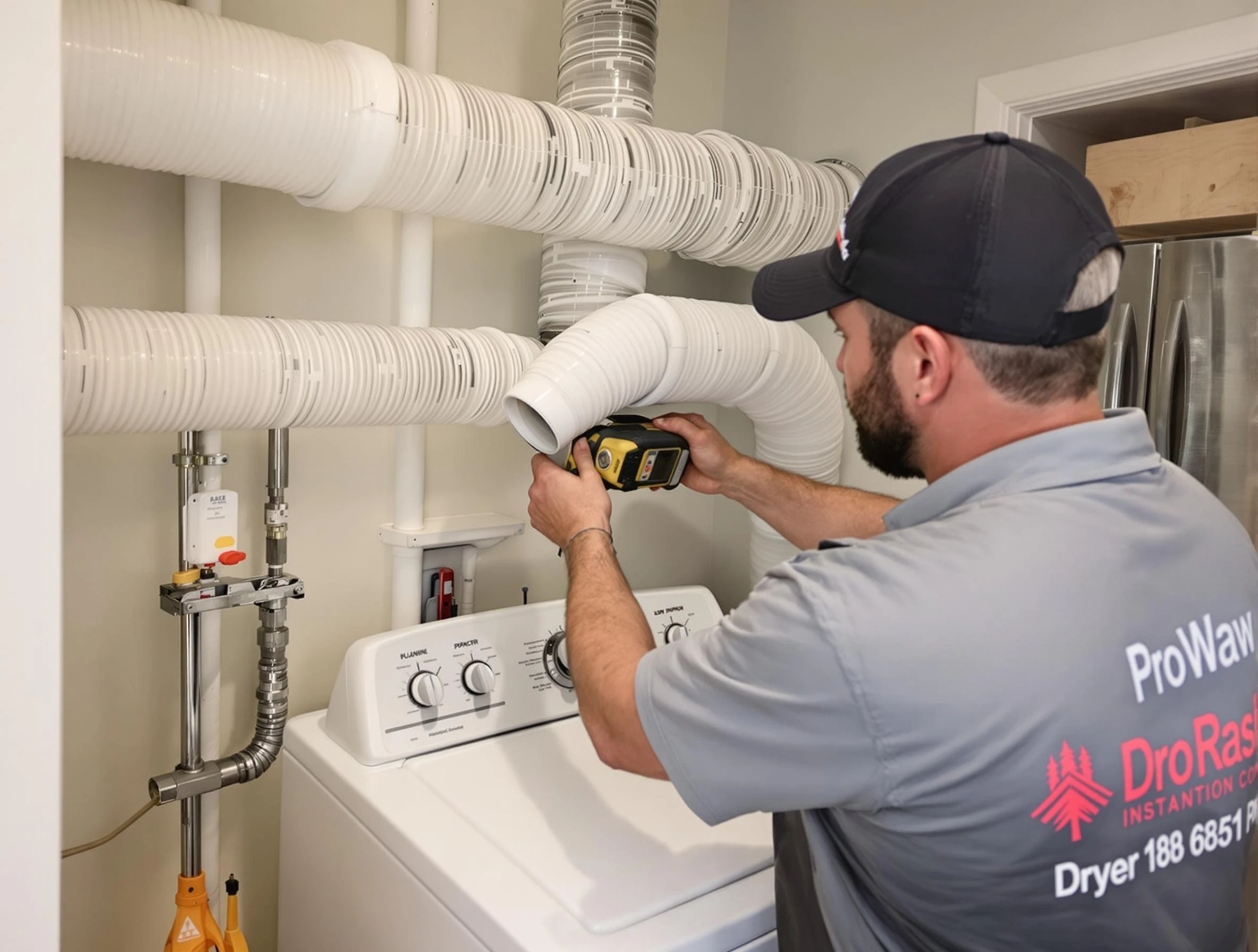 Professional dryer vent hose installation by Rancho Cucamonga Dryer Vent Cleaning in Rancho Cucamonga
